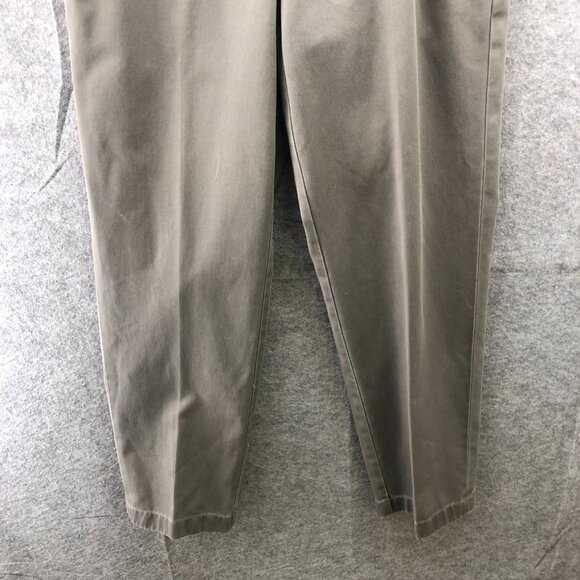 Brooks Brothers Advantage Chino Clark Pants Mens W33/L30 Classic Fit 100% Cotton - Picture 9 of 9